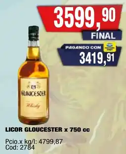 Maxiconsumo Gloicester licor oferta