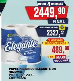 Maxiconsumo Elegante papel higienico oferta