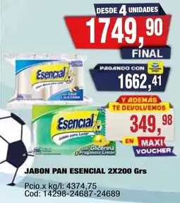 Maxiconsumo Esencial jabon pan oferta