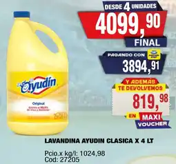 Maxiconsumo Ayudín lavandina clasica oferta