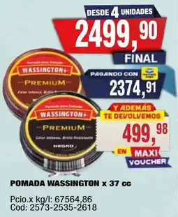 Maxiconsumo Wassington pomada oferta