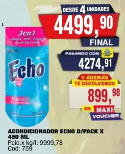 Maxiconsumo Echo acondicionador 3en1 oferta