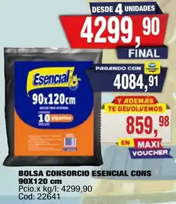 Maxiconsumo Esencial bolsa para manguera oferta