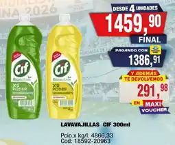 Maxiconsumo Cif lavavajillas oferta