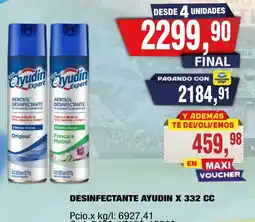 Maxiconsumo Ayudin desinfectante oferta