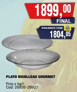Maxiconsumo Plato rigolleau gourmet oferta