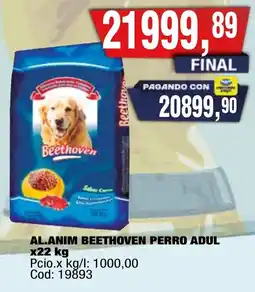 Maxiconsumo Beethoven perro adulto oferta