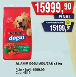 Maxiconsumo Purina dogui al.anim adu/car oferta