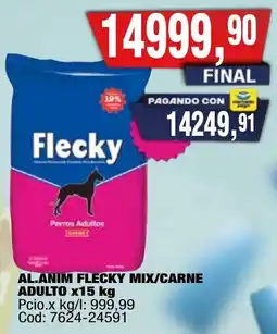 Maxiconsumo Flecky perros adultos oferta