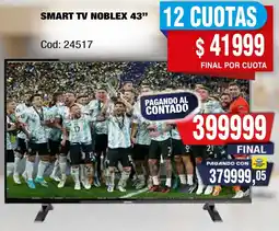 Maxiconsumo Noblex smart tv 43" oferta