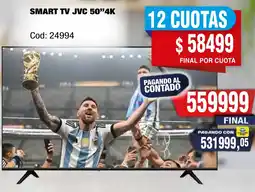 Maxiconsumo Jvc smart tv 50"4k oferta