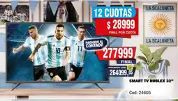 Maxiconsumo Noblex smart tv oferta