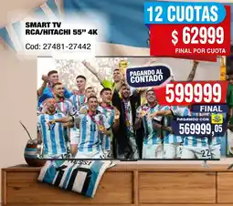 Maxiconsumo Rca smart tv 55 4k oferta