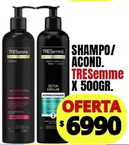 Supermercados Mariano Max Tresemme shampoo acondicionador oferta