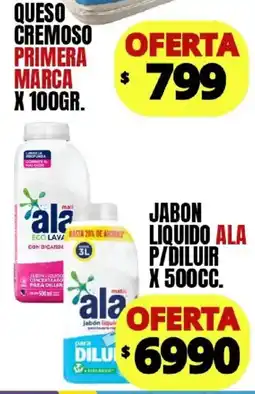 Supermercados Mariano Max Ala jabon liquido para diluir oferta