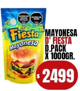 Supermercados Mariano Max D'fiesta mayonesa d.pack oferta