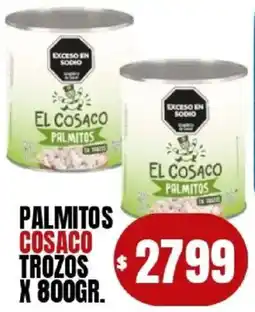 Supermercados Mariano Max El cosaco palmitos trozos oferta