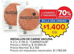 Carrefour Carrefour medallon de carne vacuna oferta