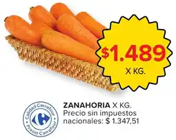 Carrefour Zanahoria oferta