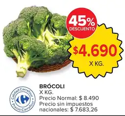 Carrefour Brócoli oferta
