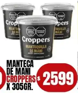 Supermercados Mariano Max Croppers mantequilla de mani oferta