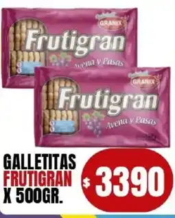Supermercados Mariano Max Frutigran galletitas oferta