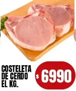 Supermercados Mariano Max Costeleta de cerdo oferta