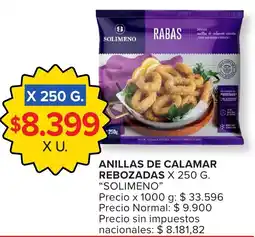 Carrefour Solimeno anillas de calamar rebozadas oferta