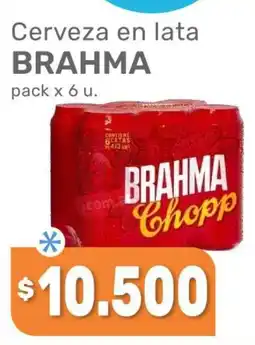 Beltrán Supermercados Brahma cerveza en lata oferta