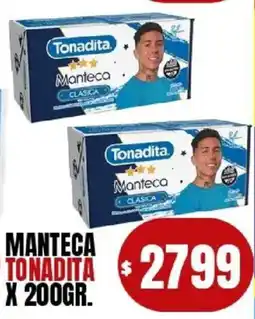 Supermercados Mariano Max Tonadita manteca oferta