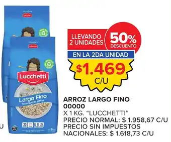 Carrefour Lucchetti arroz largo fino oferta