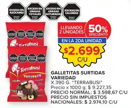 Carrefour Terrabusi galletitas surtidas variedad oferta
