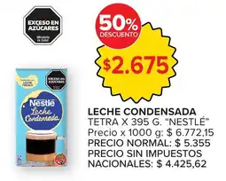 Carrefour Nestlé leche condensada oferta