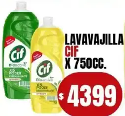 Supermercados Mariano Max Cif lavavajilla oferta