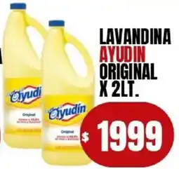 Supermercados Mariano Max Ayudín lavandina original oferta