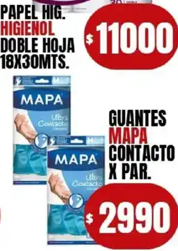 Supermercados Mariano Max Mapa guantes ultra contacto oferta