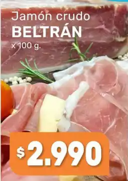 Beltrán Supermercados Beltrán jamón crudo oferta