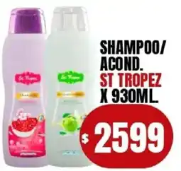 Supermercados Mariano Max St Tropez shampoo/ acond. oferta