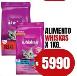 Supermercados Mariano Max Whiskas alimento oferta