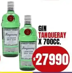 Supermercados Mariano Max Tanqueray gin oferta