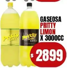 Supermercados Mariano Max Pritty gaseosa limon oferta