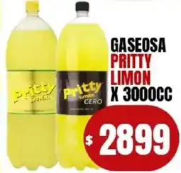 Supermercados Mariano Max Pritty limon gaseosa oferta