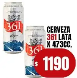 Supermercados Mariano Max 361 cerveza lata oferta