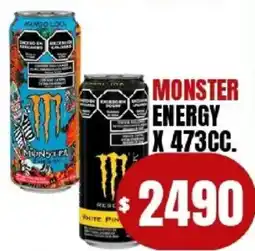 Supermercados Mariano Max Monster energy oferta