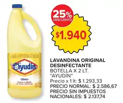 Carrefour Ayudín lavandina original oferta