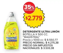Carrefour Magistral detergente ultra limón oferta