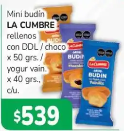Beltrán Supermercados La cumbre mini budin oferta