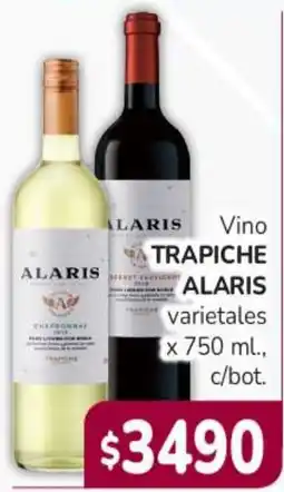 Beltrán Supermercados Alaris vino varietales oferta