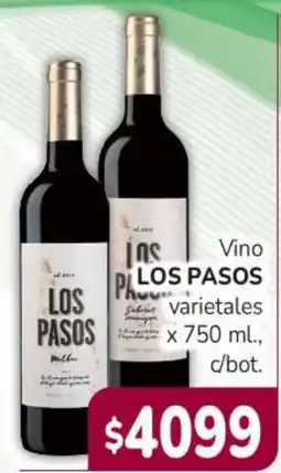 Beltrán Supermercados Los pasos vino varietales oferta