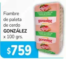 Beltrán Supermercados Gonzalez fiambre de paleta de cerdo oferta